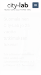 Mobile Screenshot of city-lab.fi